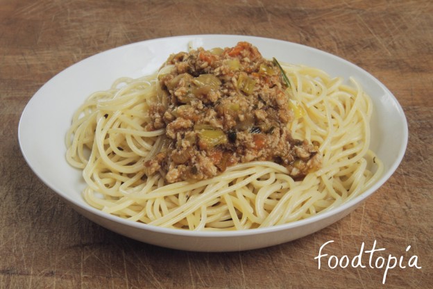 espaghettis boloñesa